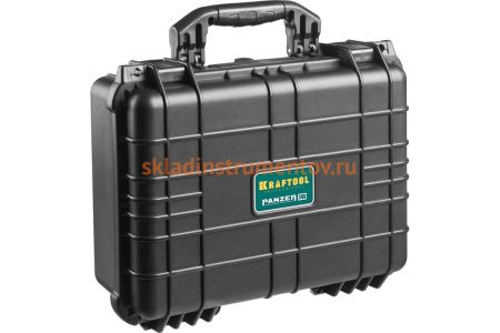 Ударопрочный пластиковый ящик, степень защиты IP55, 16", KRAFTOOL "PANZER" 38251-16