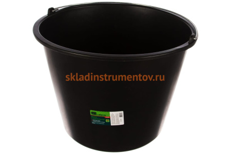 Строительное пластмассовое ведро на 20 л СИБРТЕХ 81435