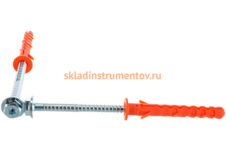 Дюбель Mungo MBK-STB 10x80 фасадн. с борт. HEX/T40 оцинк. 50 шт. 1120608