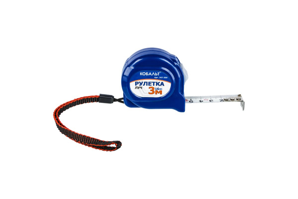 Рулетка 3 м x 16 мм КОБАЛЬТ Луч 247-309