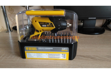 Аккумуляторная отвертка DENZEL CSL-36-01 26001