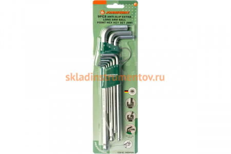Набор торцевых шестигранных ключей X-TRA LONG Jonnesway H06SA109S