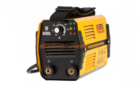 Аппарат инвертор дуговой сварки 200 А, ПВ DENZEL DS-200 Compact 94373