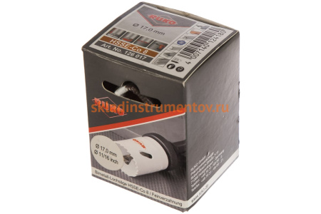 Коронка биметаллическая HSS Co 8% (17 мм) RUKO 126017