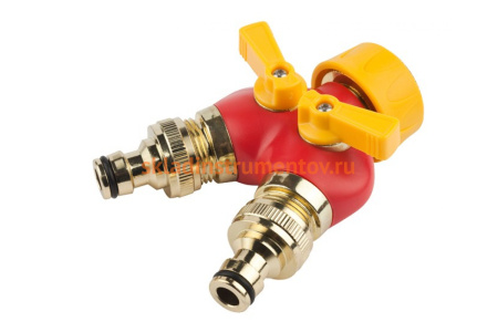 Распределитель (двухканальный; металлический; 3/4"-1") "EXPERT" Grinda 426112