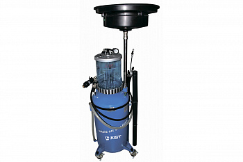 Пневматическая установка для слива и откачки масел 80+8л AIST 67360265 00-00011269