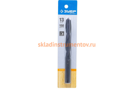 Сверло спиральное по дереву "КОРОНА" (13х150 мм) Зубр 29421-150-13