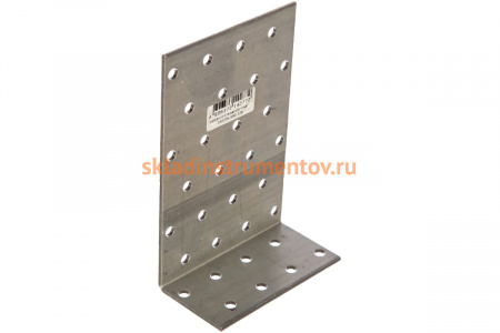 Крепежный анкерный уголок ЗУБР УКА-2.0 80х120х40 х 2мм 310226-080-120