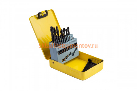 Набор сверл по металлу в металлической коробке (19 шт; 1-10 мм; шаг 0.5 мм; HSS-G) SDW TOOLS se00002