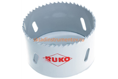 Коронка биметаллическая HSS Co 8% (73 мм) RUKO 126073