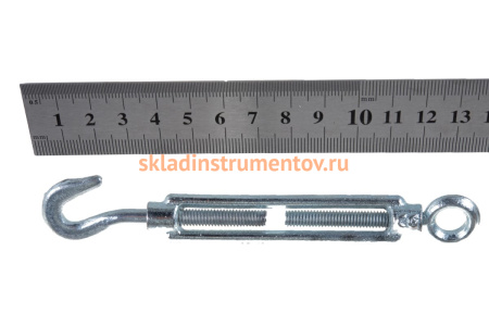 Талреп STAYER DIN 1480, крюк-кольцо, М6, 15 шт, оцинкованный, 30515-06 Талреп STAYER DIN 1480, крюк-кольцо, М6, 15 шт, оцинкованный, 30515-06