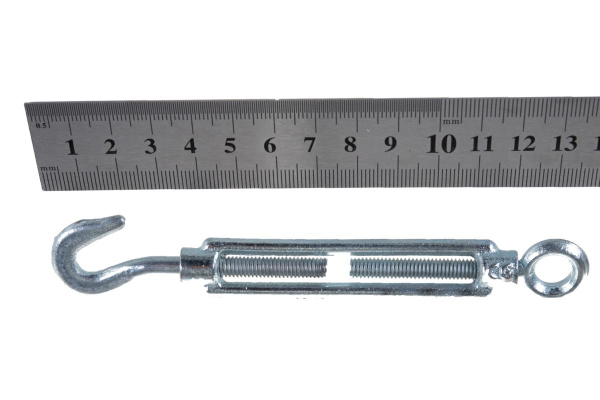 Талреп STAYER DIN 1480, крюк-кольцо, М6, 15 шт, оцинкованный, 30515-06 Талреп STAYER DIN 1480, крюк-кольцо, М6, 15 шт, оцинкованный, 30515-06