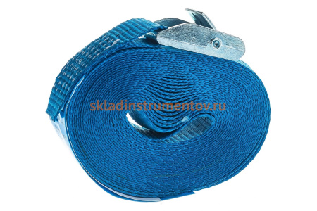 Стяжной ремень с пружинным замком 25 мм, 6м РОМЕК 25.025.1.к 2000000004679