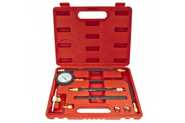 Тестер давления топлива 8 предметов в кейсе ЭВРИКА ER-86318
