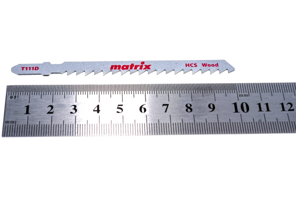 Полотно по дереву T111D (3 шт; 100х75 мм; шаг 4 мм; HCS) для электролобзика MATRIX 78226