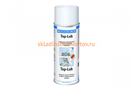 Синтетическая прозрачная адгезивная смазка для механических деталей 400 мл WEICON Топ-Лаб wcn11510400