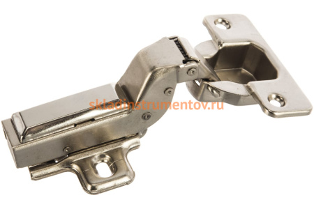 Петля с доводчиком для вкладных дверей, с монтажной планкой JET Clip-On D35мм HR350C.110Nl99