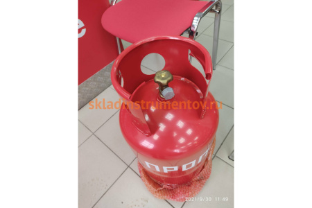 Баллон пропановый 27 л с вентилем ВБК НЗГА с предохранительным клапаном Спец СВ-БАЛ27ВБКН