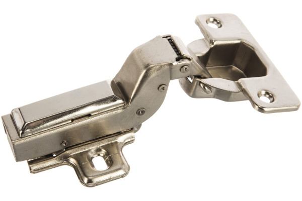 Петля с доводчиком для вкладных дверей, с монтажной планкой JET Clip-On D35мм HR350C.110Nl99