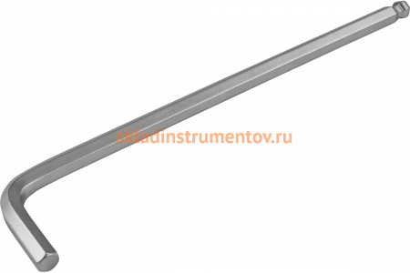 Торцевой шестигранный удлиненный ключ с шаром Thorvik HKLB80 H8 53097