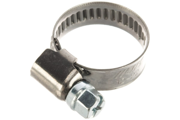 Червячный хомут 12-22мм, нержавеющая сталь JTC-ZN22