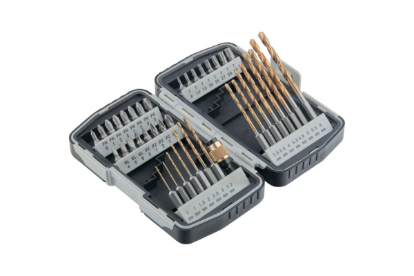Набор бит и свёрл  40 предметов MATRIX 11322