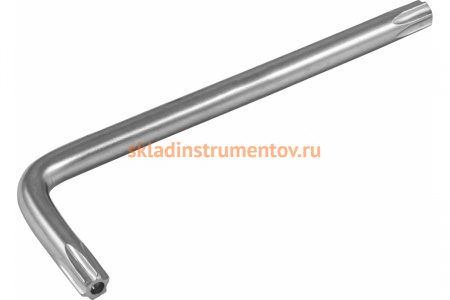 Торцевой ключ Thorvik TTKS30 T-TORX короткий с центрированным штифтом, T30H 53146