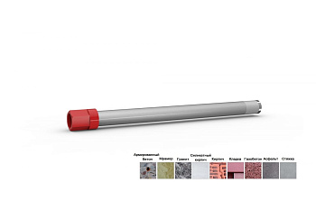 Коронка алмазная HSP (56х450 мм; 1 1/4 UNC) Rothenberger FF41055