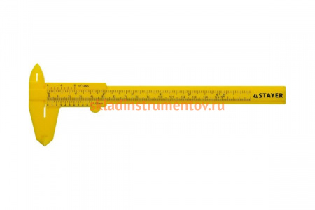 Штангенциркуль Stayer STANDARD пластмассовый, 150 мм 3440_z02