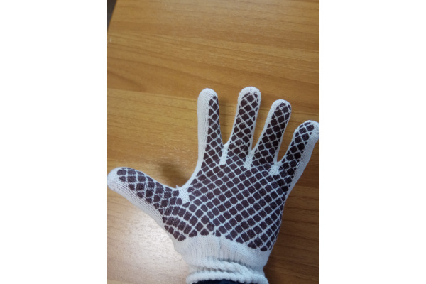 Трикотажные перчатки СИБРТЕХ, рисунок ПВХ гель Шахматный облив, оверлок, 67779 Трикотажные перчатки СИБРТЕХ, рисунок ПВХ гель Шахматный облив, оверлок, 67779