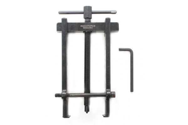 Двухлапый усиленный съемник с фиксацией стяжными болтами ROCKFORCE ширина захвата 35-80 мм RF-666A080