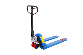 Гидравлическая тележка TOR низкопрофильная г/п 3000 кг 550х1150 мм RHP полиуретан. колеса 1006204