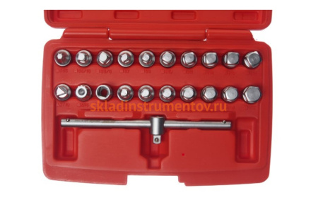 Набор головок для отворачивания масляных пробок, 21 пр. JTC JW0896