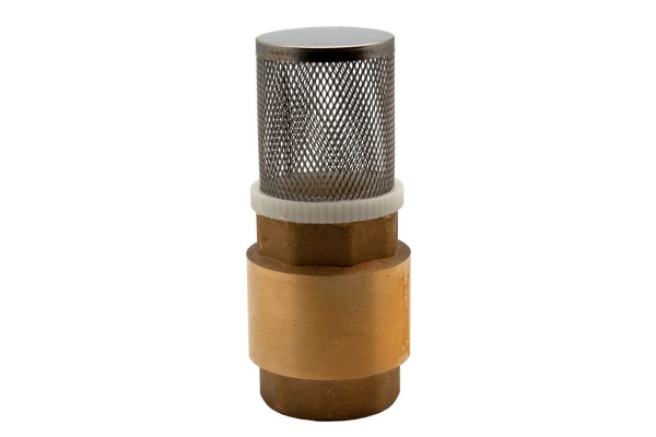 Клапан обратный со съемной сеткой (F 1"; латунь) QUATTRO ELEMENTI 771-817