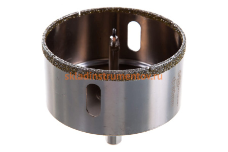 Коронка алмазная по керамике и кафелю с центрирующим сверлом (80 мм) TRIO-DIAMOND 400080