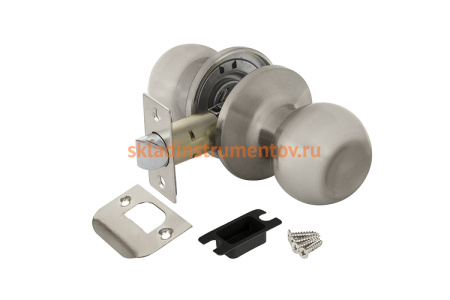 Ручка защелка AJAX 6082 SN-P без фик. мат. никель 39541