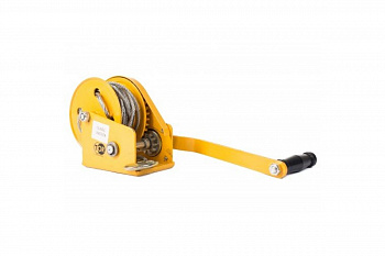 Ручная барабанная лебедка TOR ЛБ-2600 (BHW) г/п 1,0 т, длина троса 10 м 11314