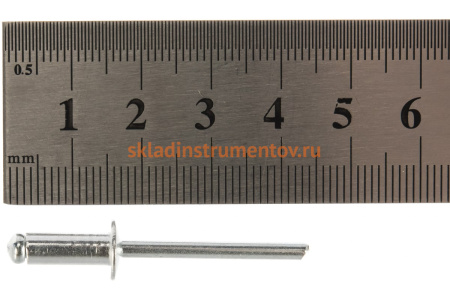 Заклепки алюминиевые (500 шт; 4.8х12 мм) КОБАЛЬТ 918-559