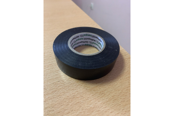 Изолента HAUPA ПВХ чёрный 19 ммх20 м, d 74 мм 263842