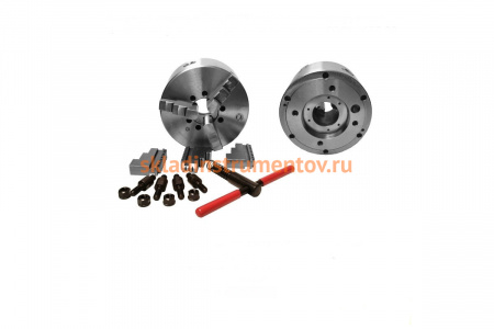 Патрон токарный 315мм, 3-х кулачковый, 7100-0041П, с прямыми и обратными кулачками FUERDA GRIFF b208125