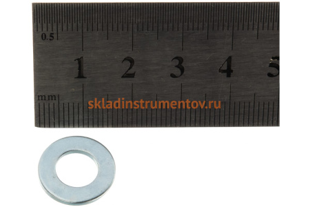 Шайба ЗУБР DIN 125A, 8 мм, 25 штук, оцинкованная 303806-08