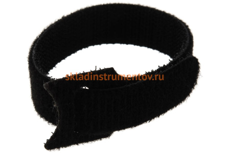 Кабельные стяжки-липучки Зубр черные ВЕЛЬКРО, 16 х 210 мм, 10 шт, нейлоновые, 30932-10