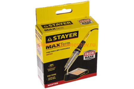 Подставка для паяльников "MASTER", литая Stayer 55319 Подставка для паяльников "MASTER", литая Stayer 55319