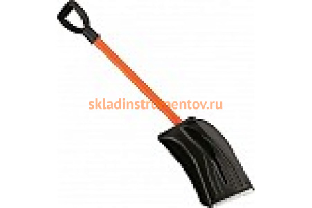 Автомобильная лопата со стальным черенком, алюминиевой окантовкой, V-образной пластиковой ручкой, 890мм STELS 61586