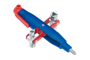 Ключ для электрошкафов с битой и переходником KNIPEX KN-001107