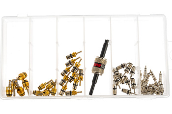 Набор золотников для кондиционера R12/R134A, 51шт JTC-JW0878