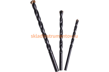 Набор сверл по бетону, 3 шт. Archimedes 91691