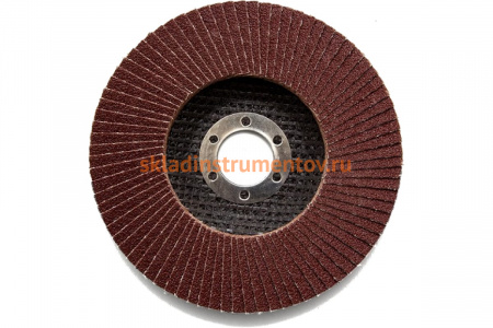 Круг лепестковый торцевой (115х22.23 мм; Р100) REDVERG 6624172