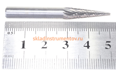 Бор-фреза форма M конус (6x20 мм, хвостовик 6 мм) D.BOR 9F-22060K02D