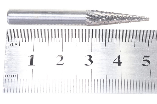 Бор-фреза форма M конус (6x20 мм, хвостовик 6 мм) D.BOR 9F-22060K02D